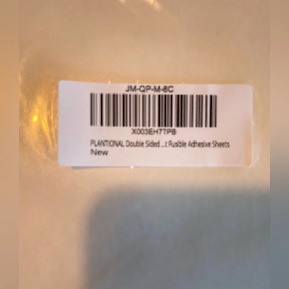 White fusible double sided 8x11” Paper Sheets‎